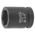 Holex Impact Socket, 3/8 inch Drive, 6 pt, 5/8 inch 650102 5/8